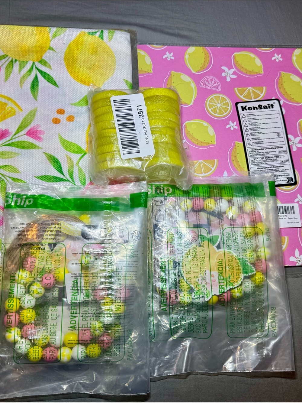 Yellow & Pink Lemon